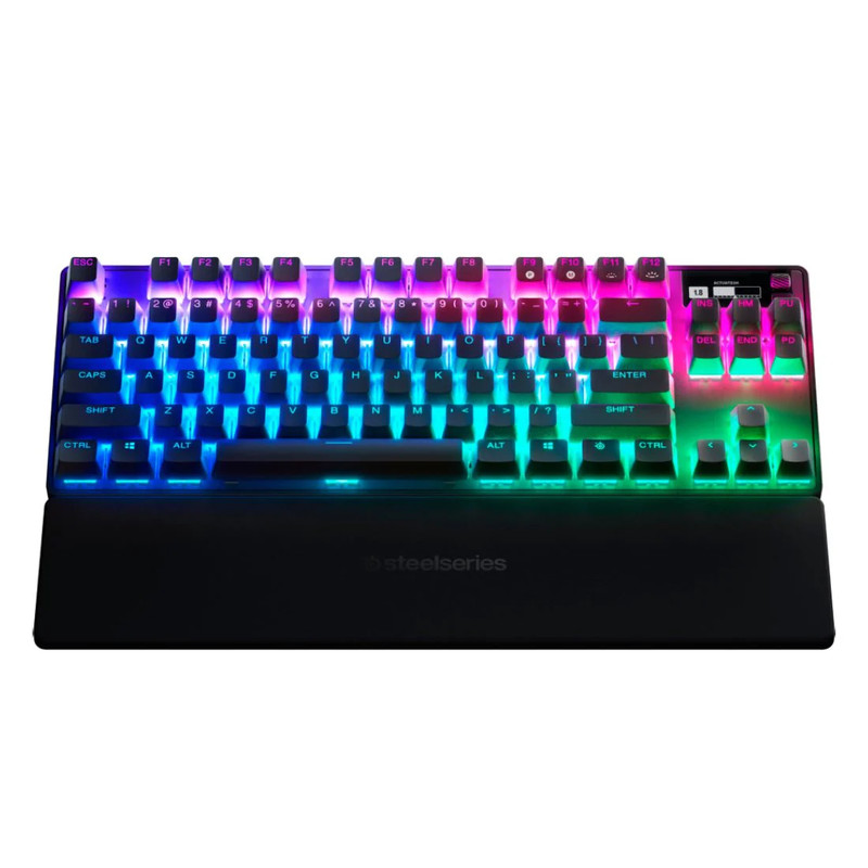 Steelseries Apex Pro TKL RGB Wireless Mechanical Gaming Keyboard - Black - لوحة مفاتيح